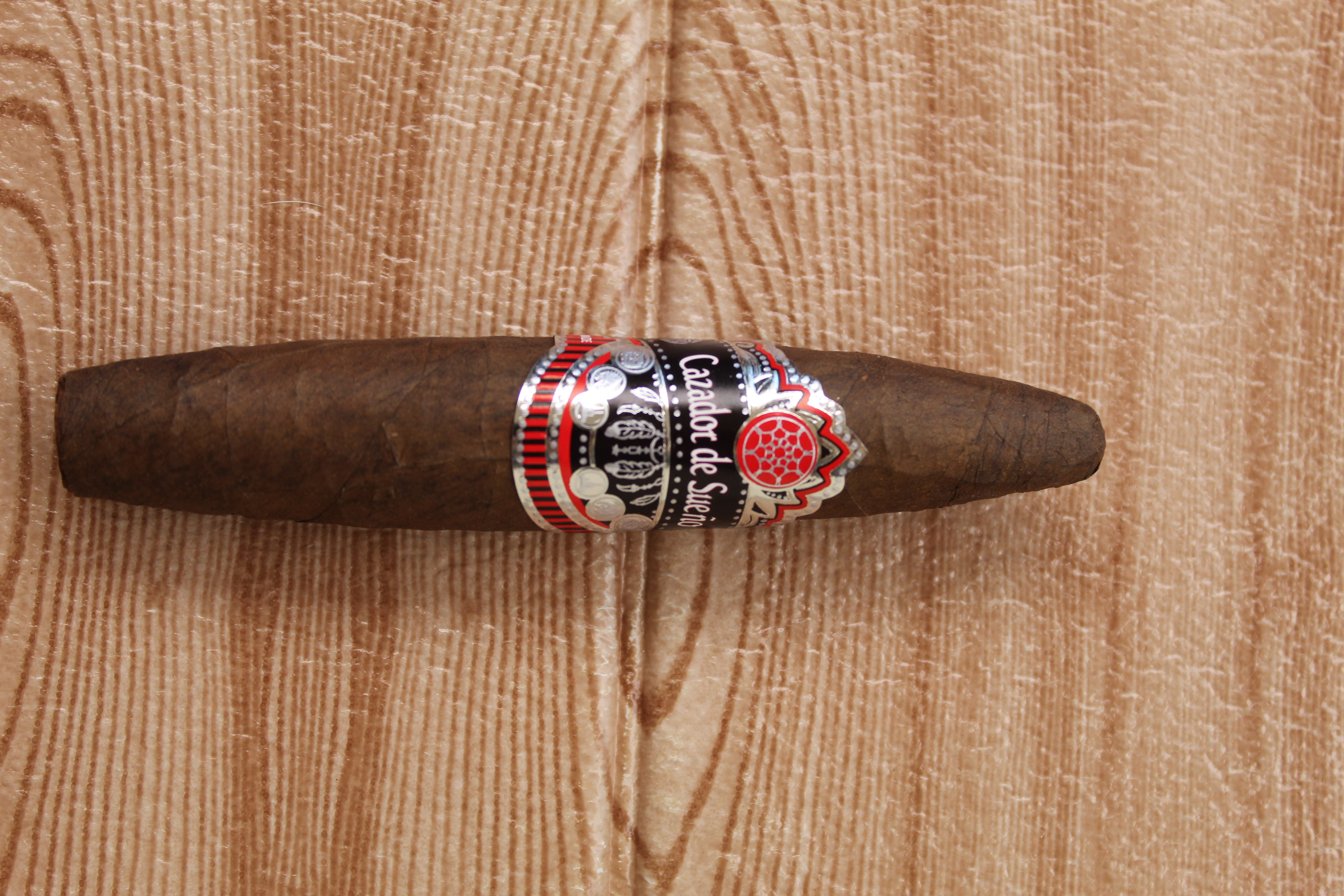 Cazador de Sueños El Rango - Cigarro premium Doble Perfecto 60×4½ formato figurado artesanal